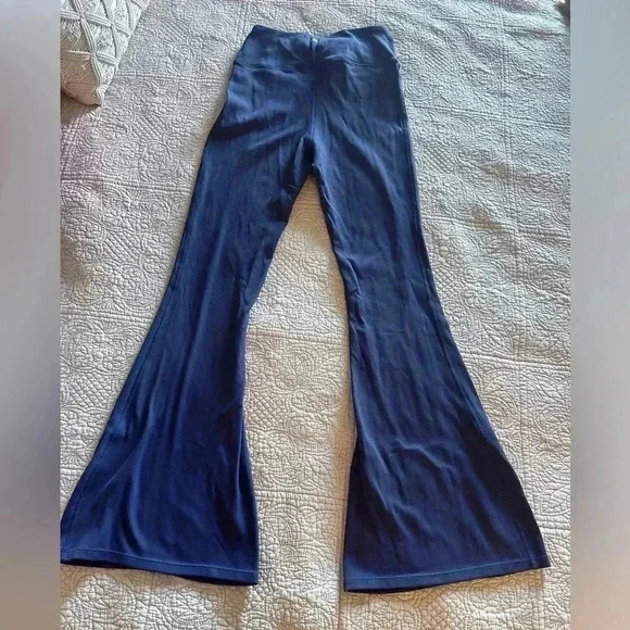 Boody Eco Wear Blue Flare Pants Sustainable & Stylish Size Medium 100% Recycled - Picture 3 of 11